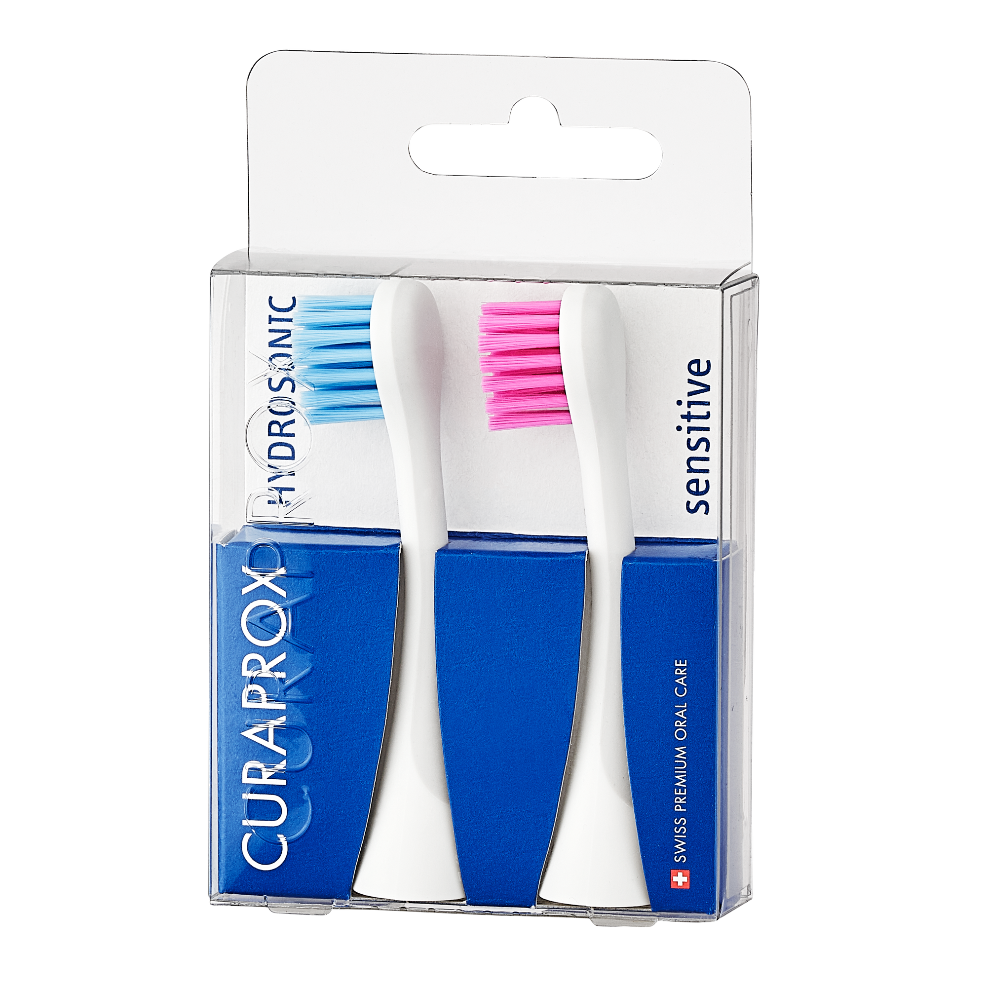 Rainbow brush head sensitive blue/pink, 2 pcs