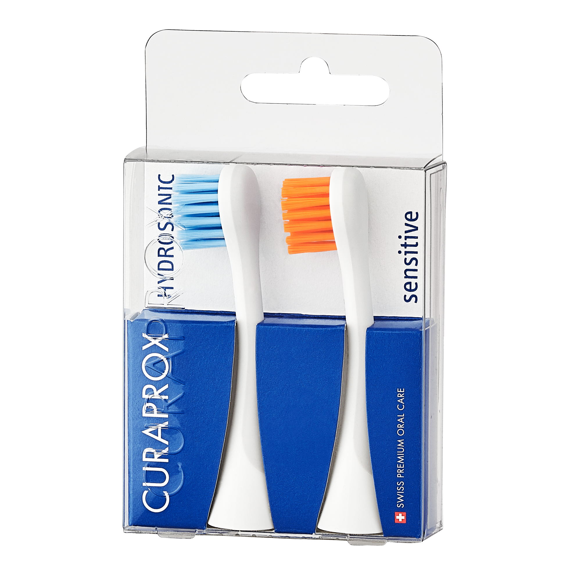 Rainbow brush head sensitive blue/orange, 2 pcs