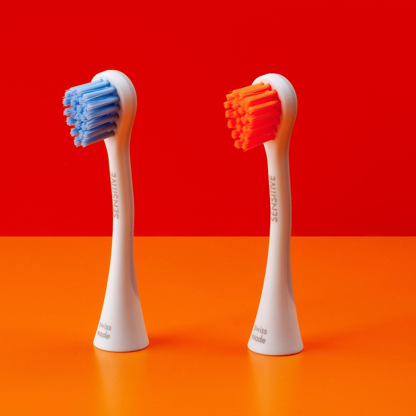 Rainbow brush head sensitive blue/orange, 2 pcs