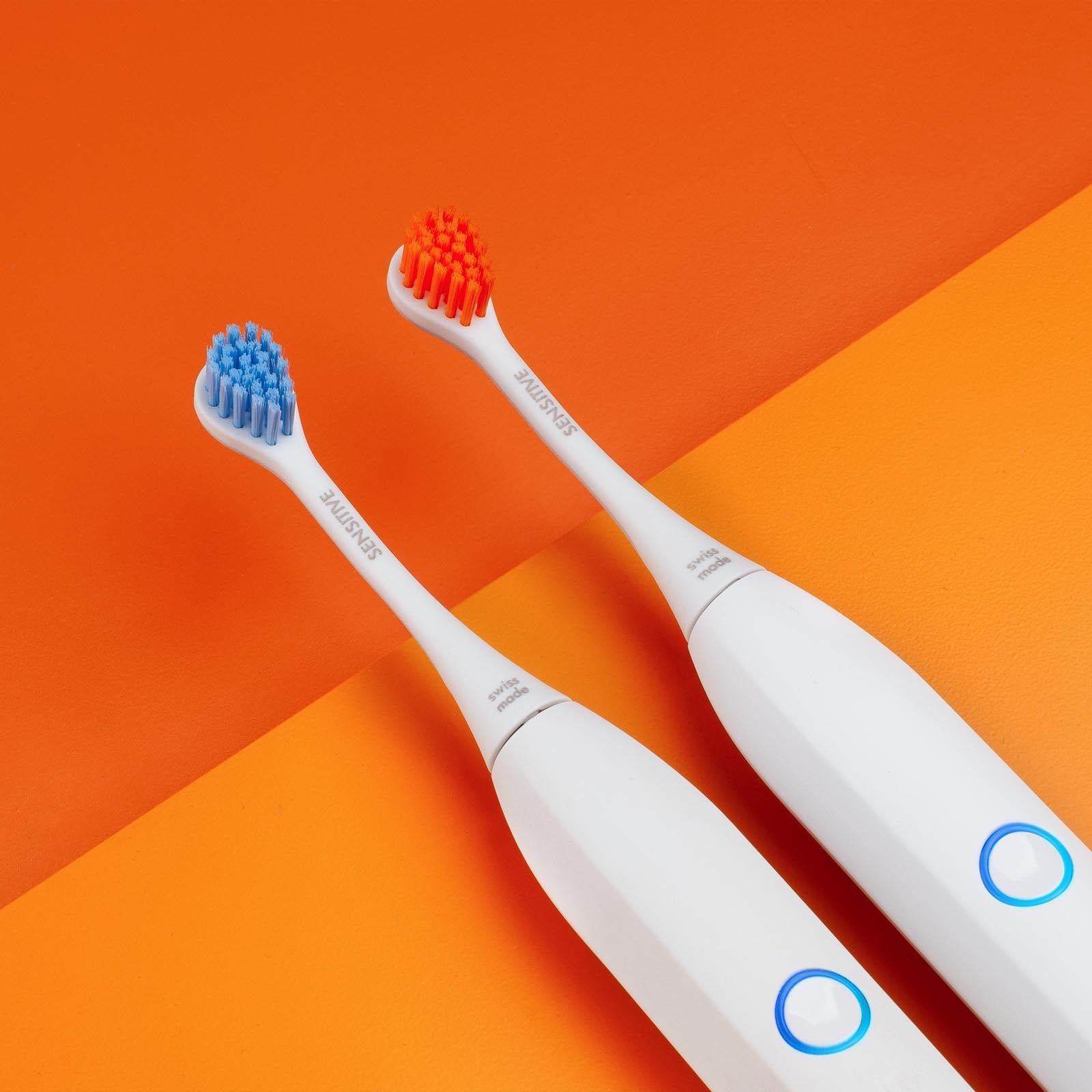 Rainbow brush head sensitive blue/orange, 2 pcs
