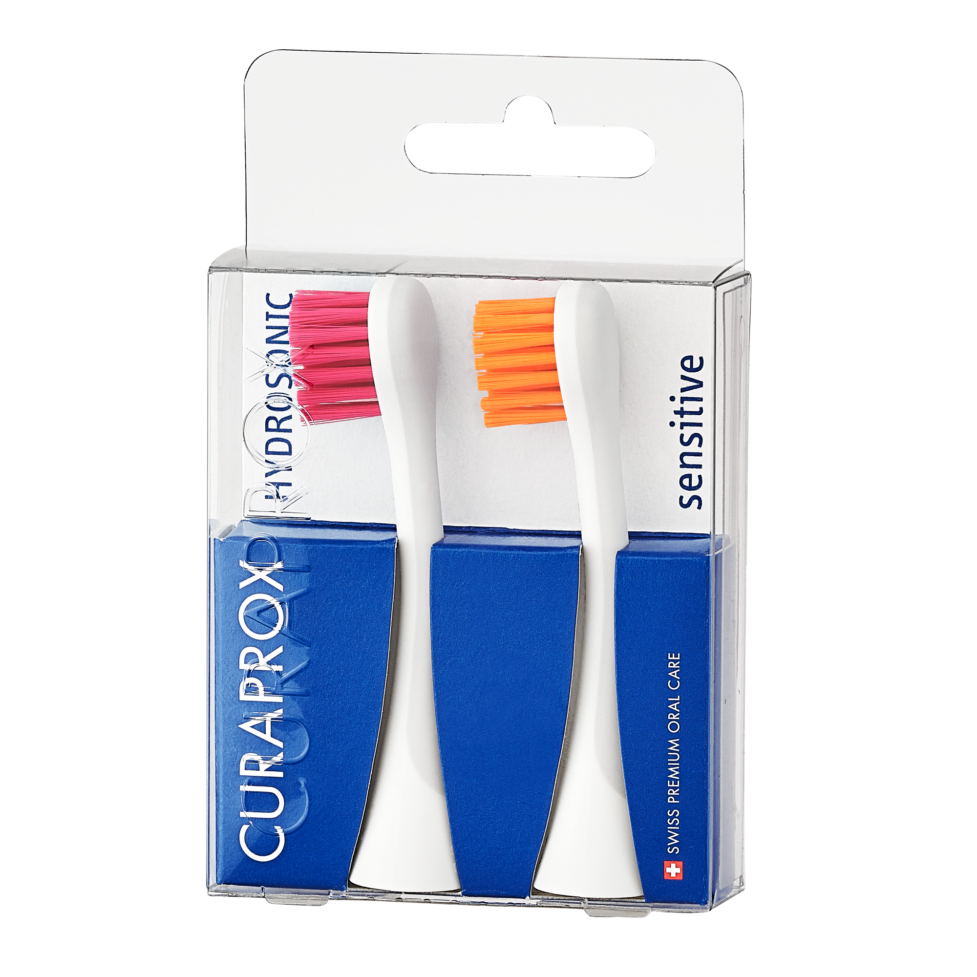 Rainbow brush head sensitive magenta/orange, 2 pcs