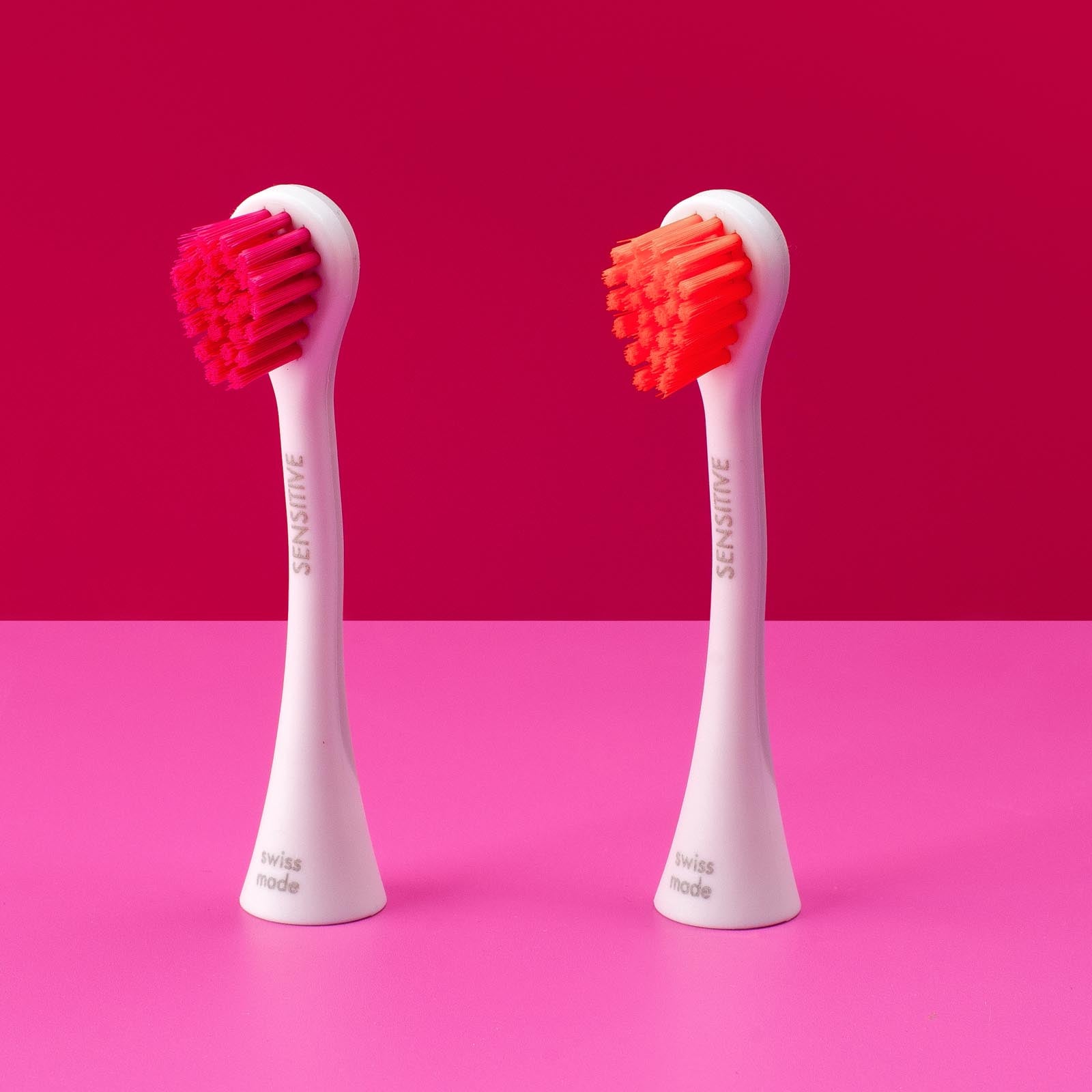 Rainbow brush head sensitive magenta/orange, 2 pcs