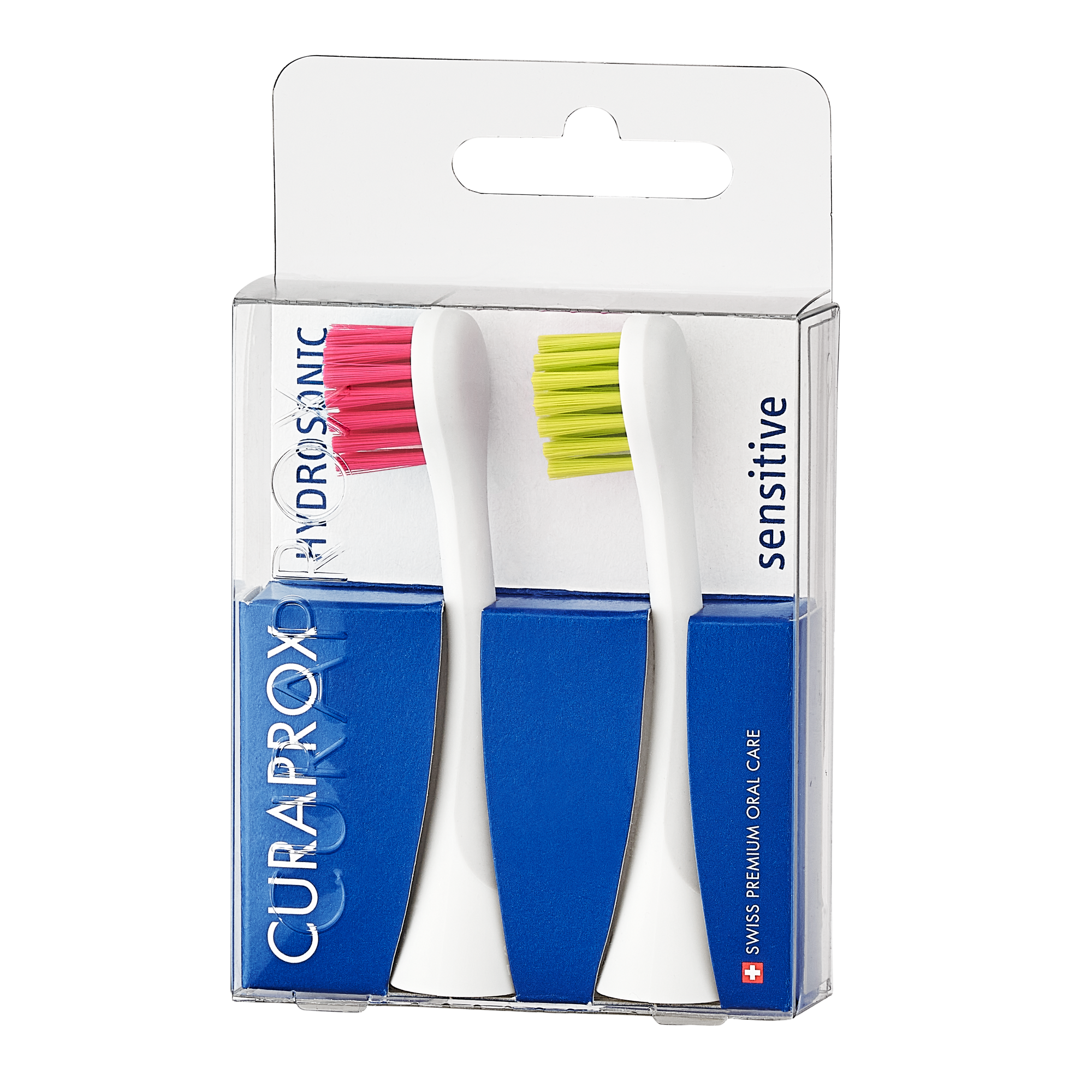 Rainbow brush head sensitive magenta/green, 2 pcs