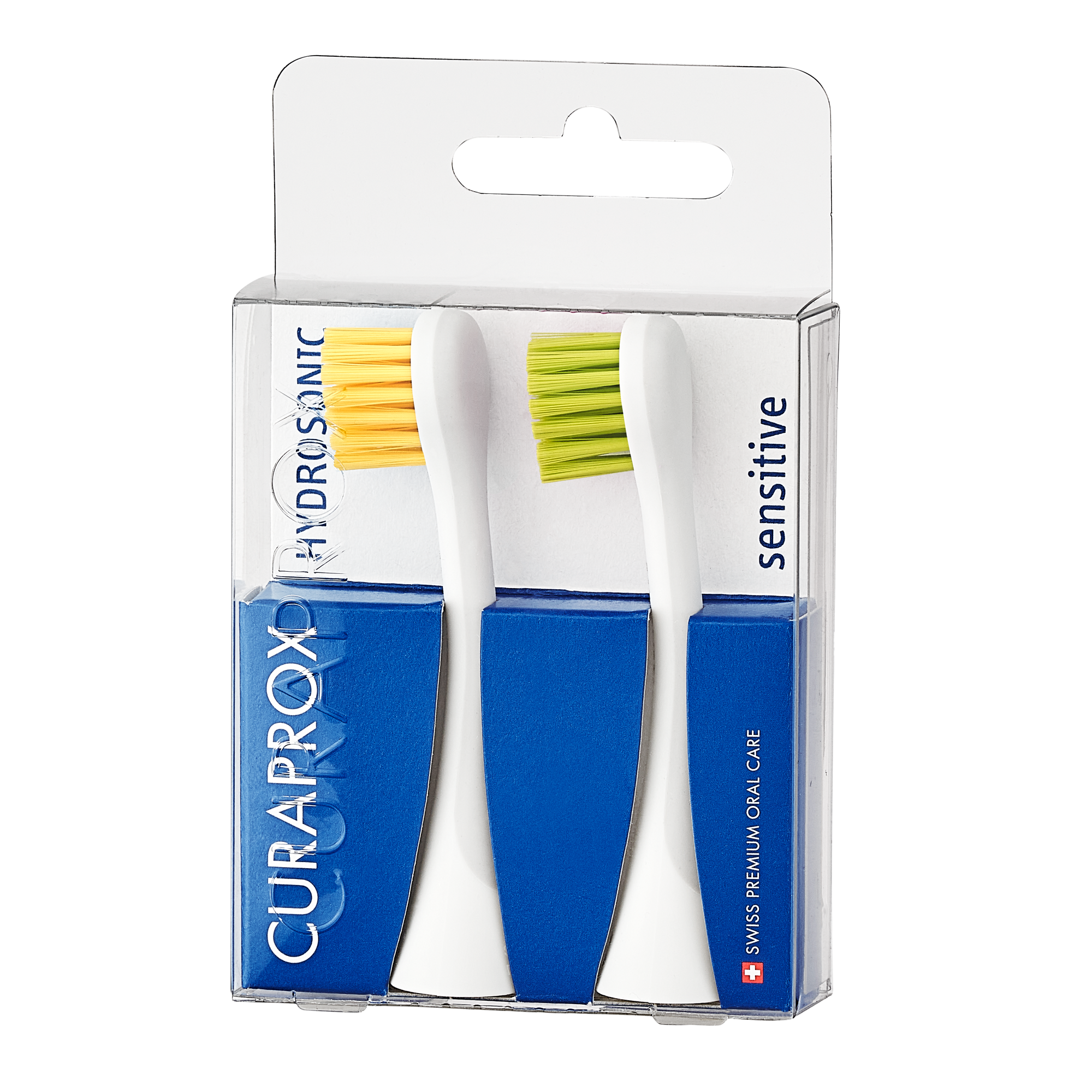 Rainbow brush head sensitive yellow/green, 2 pcs
