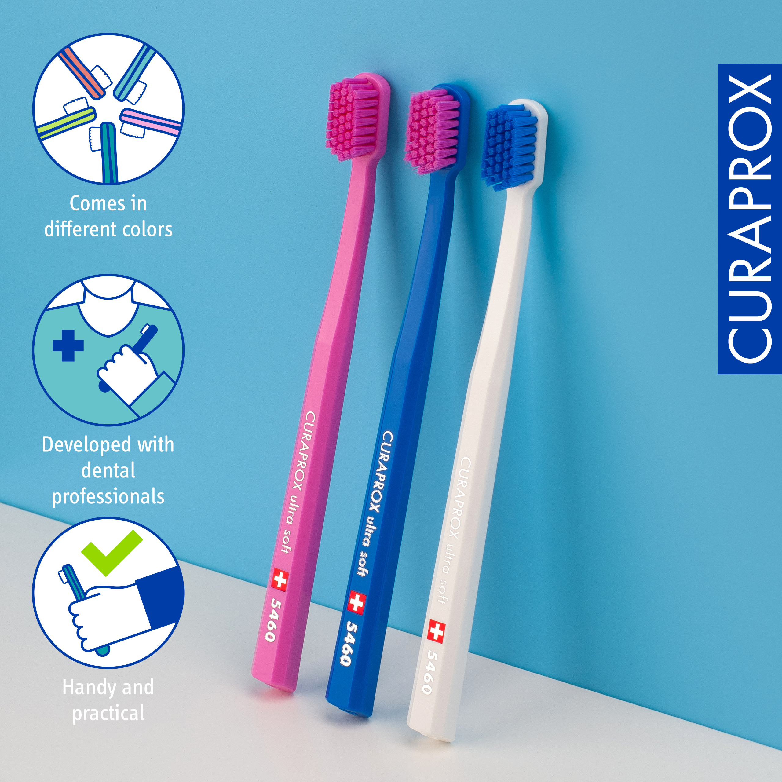Curaprox CS 5460, three pack