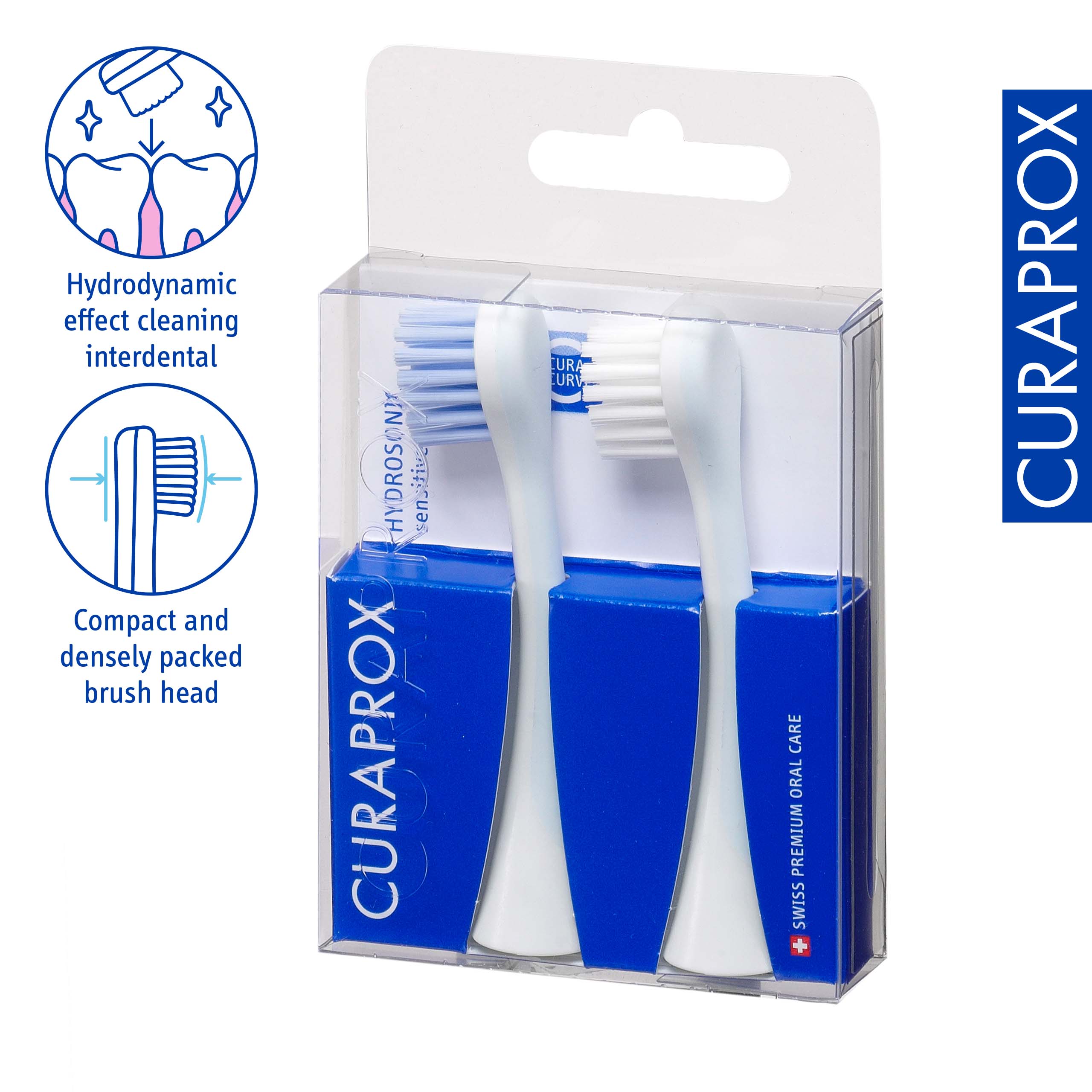 Curaprox Brushhead Sensitive, 2 pcs