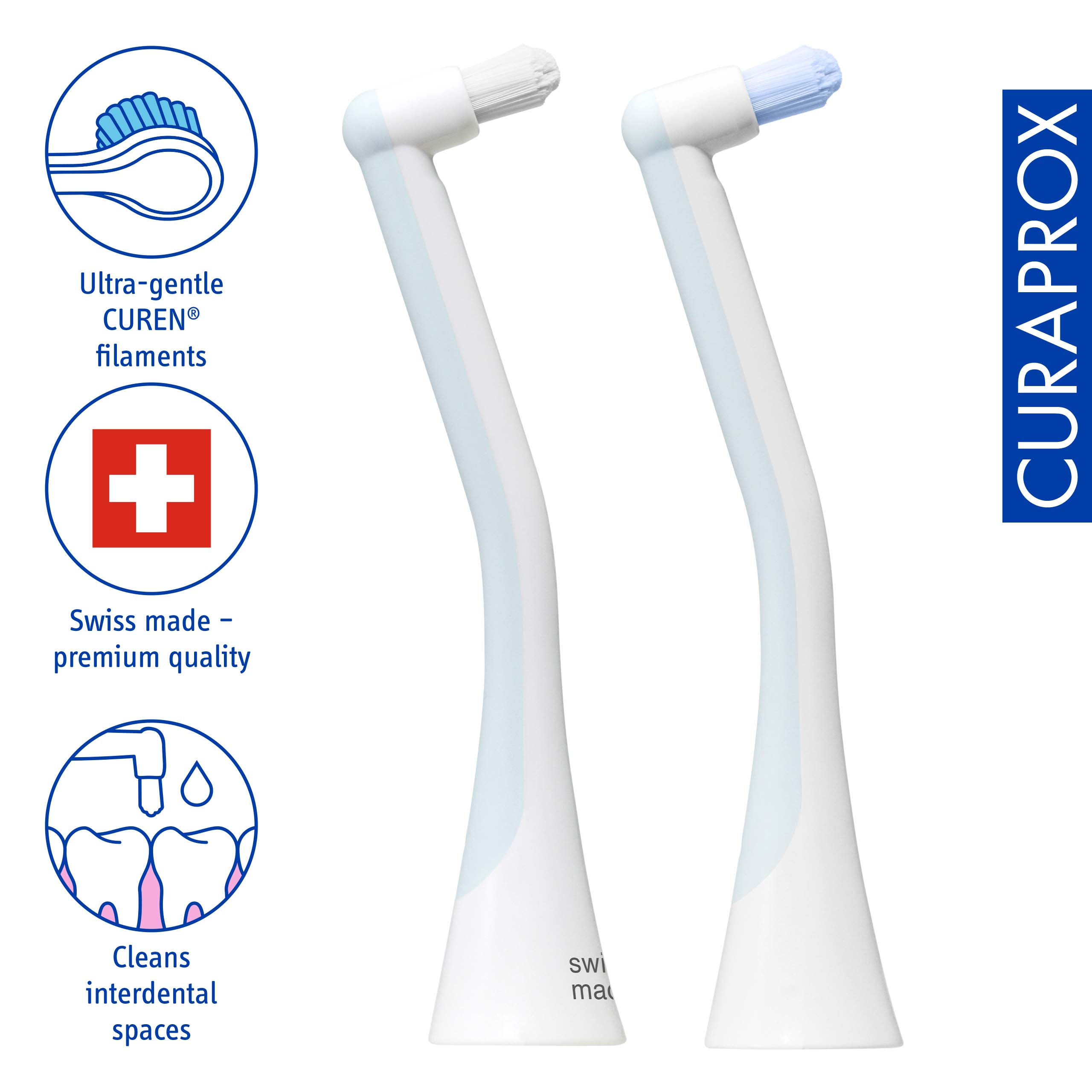 Curaprox Brushhead Single, 2 pcs