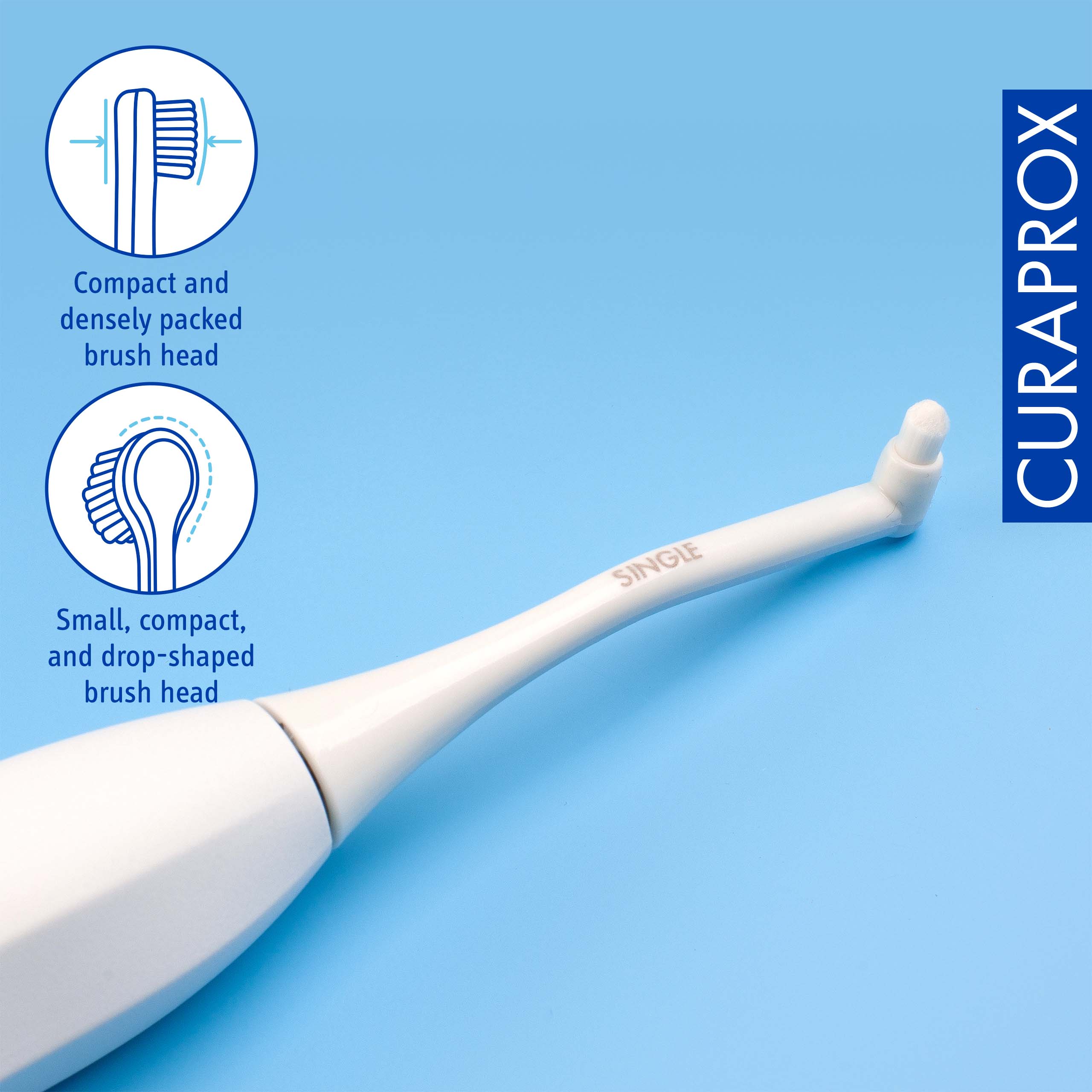 Curaprox Brushhead Single, 2 pcs