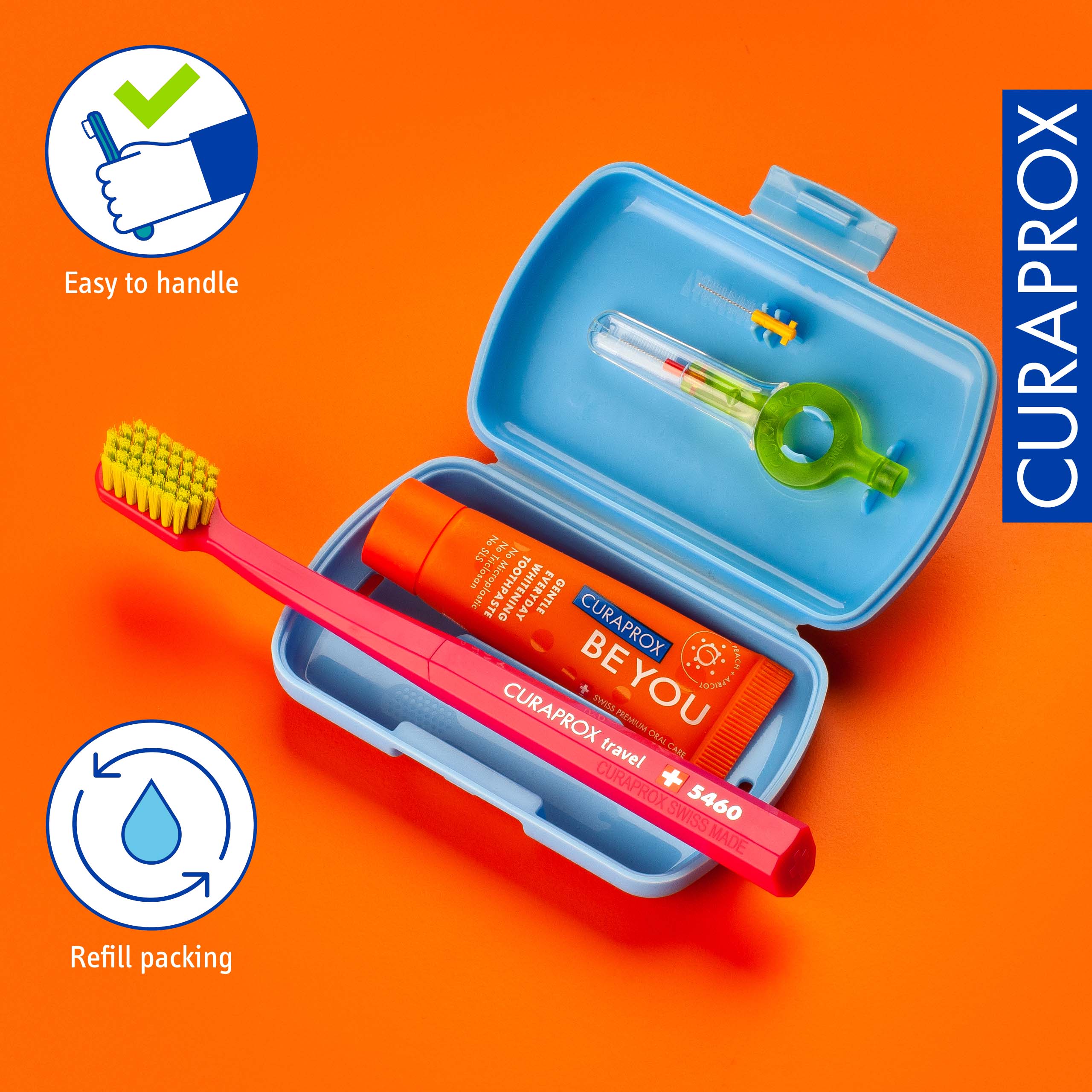 Curaprox Travel Set, Blue