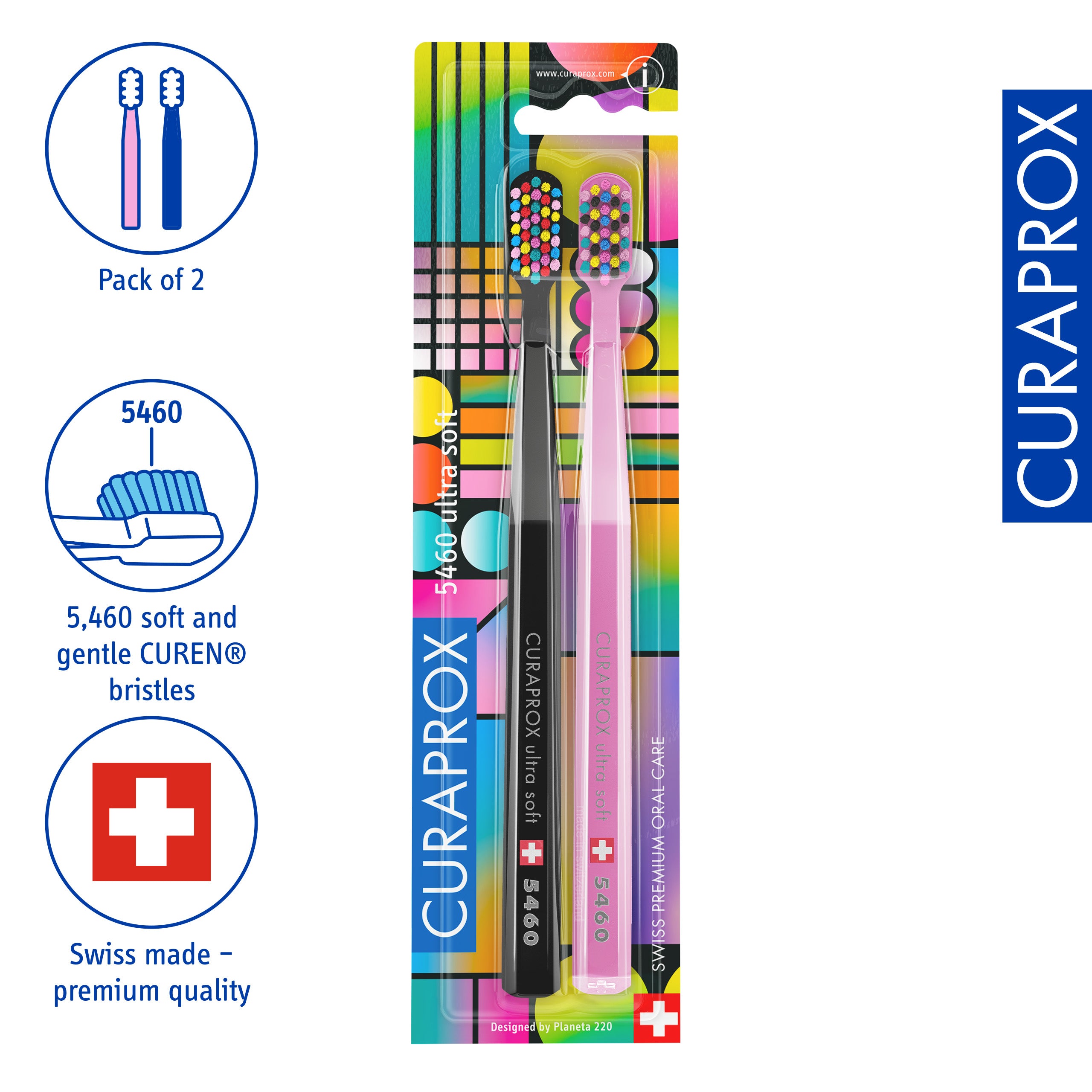 Curaprox CS 5460 80's Edition, 2 pcs