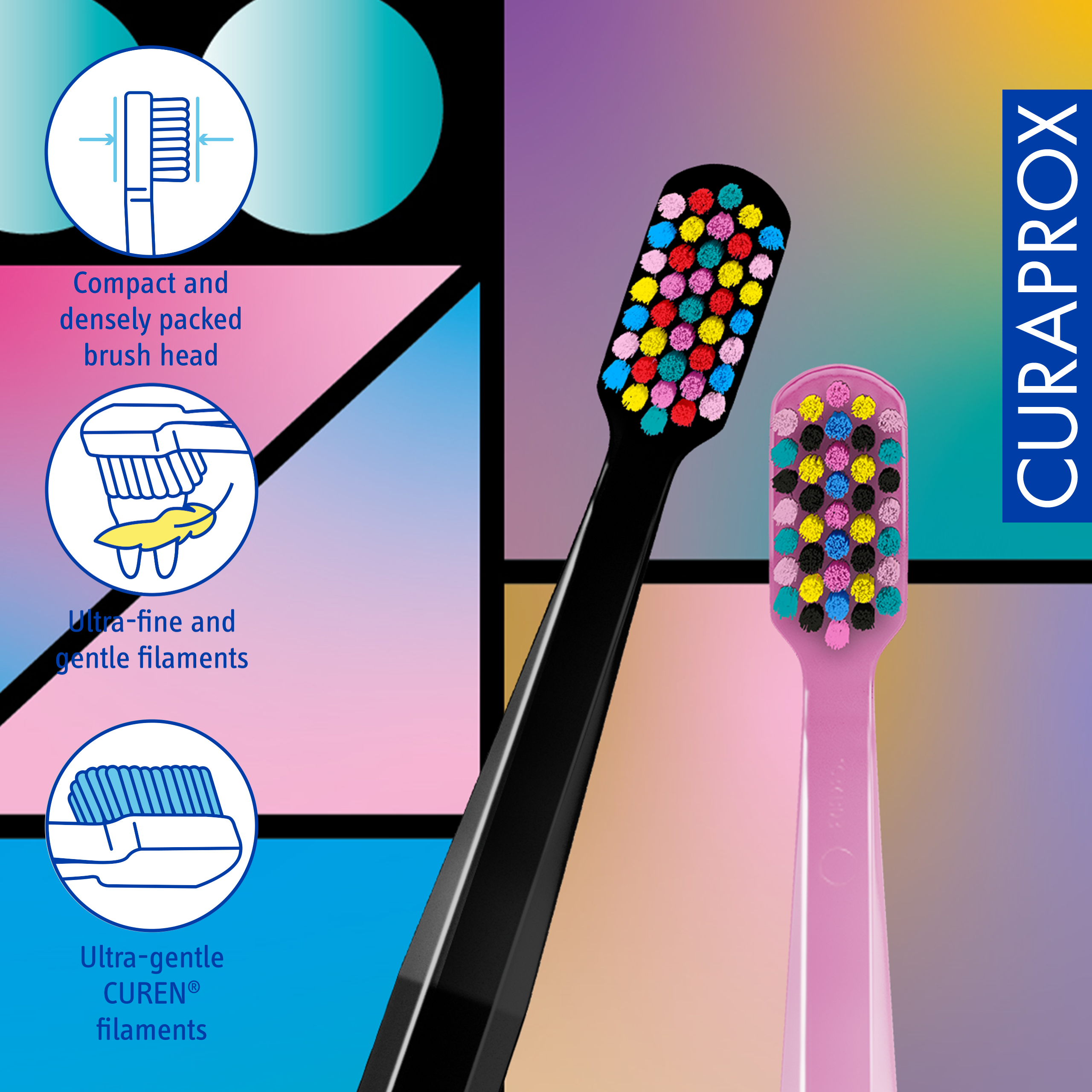 Curaprox CS 5460 80's Edition, 2 pcs