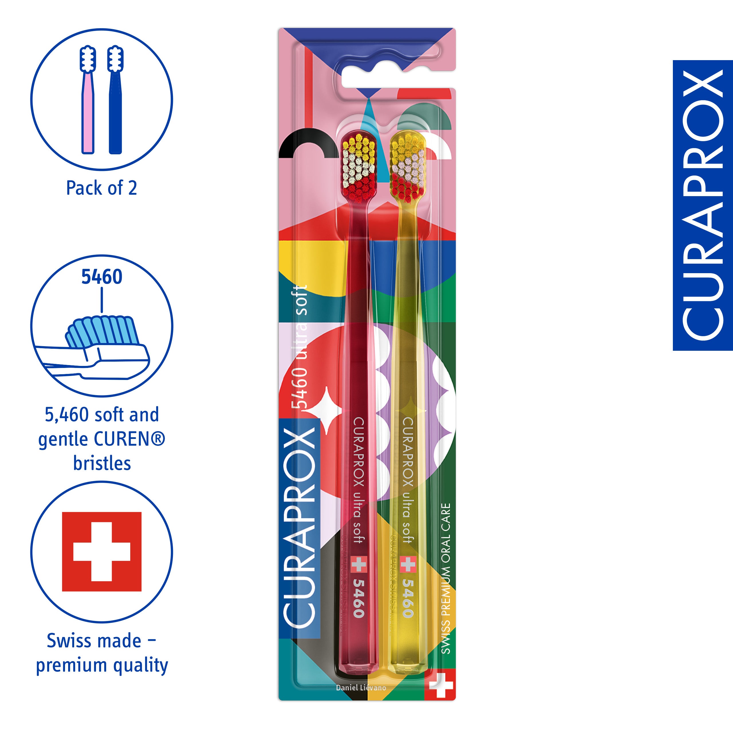 Curaprox CS 5460 Power Smile Edition, 2 pcs