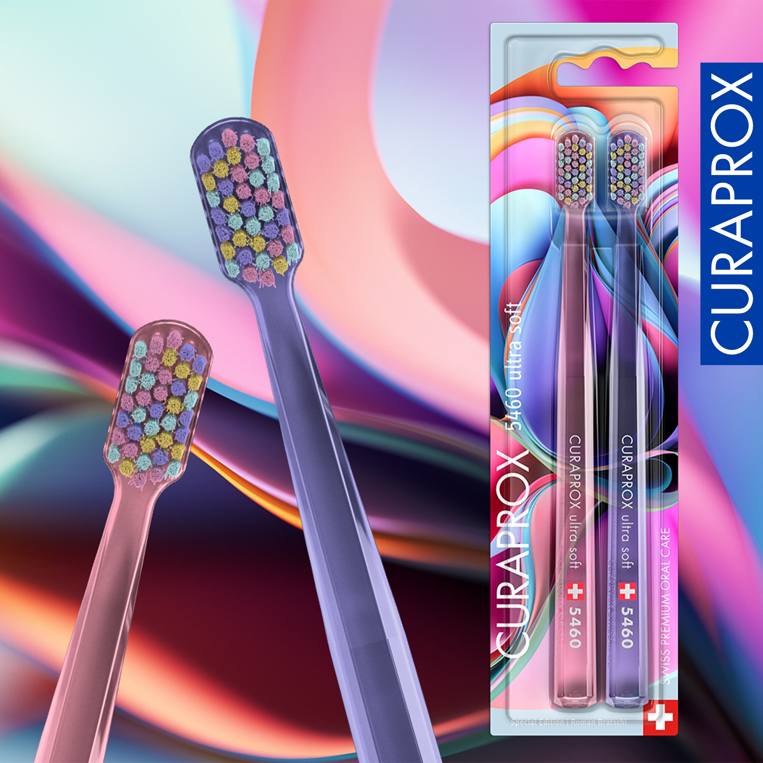 Curaprox CS 5460 Colorful Curls Edition, 2 pcs