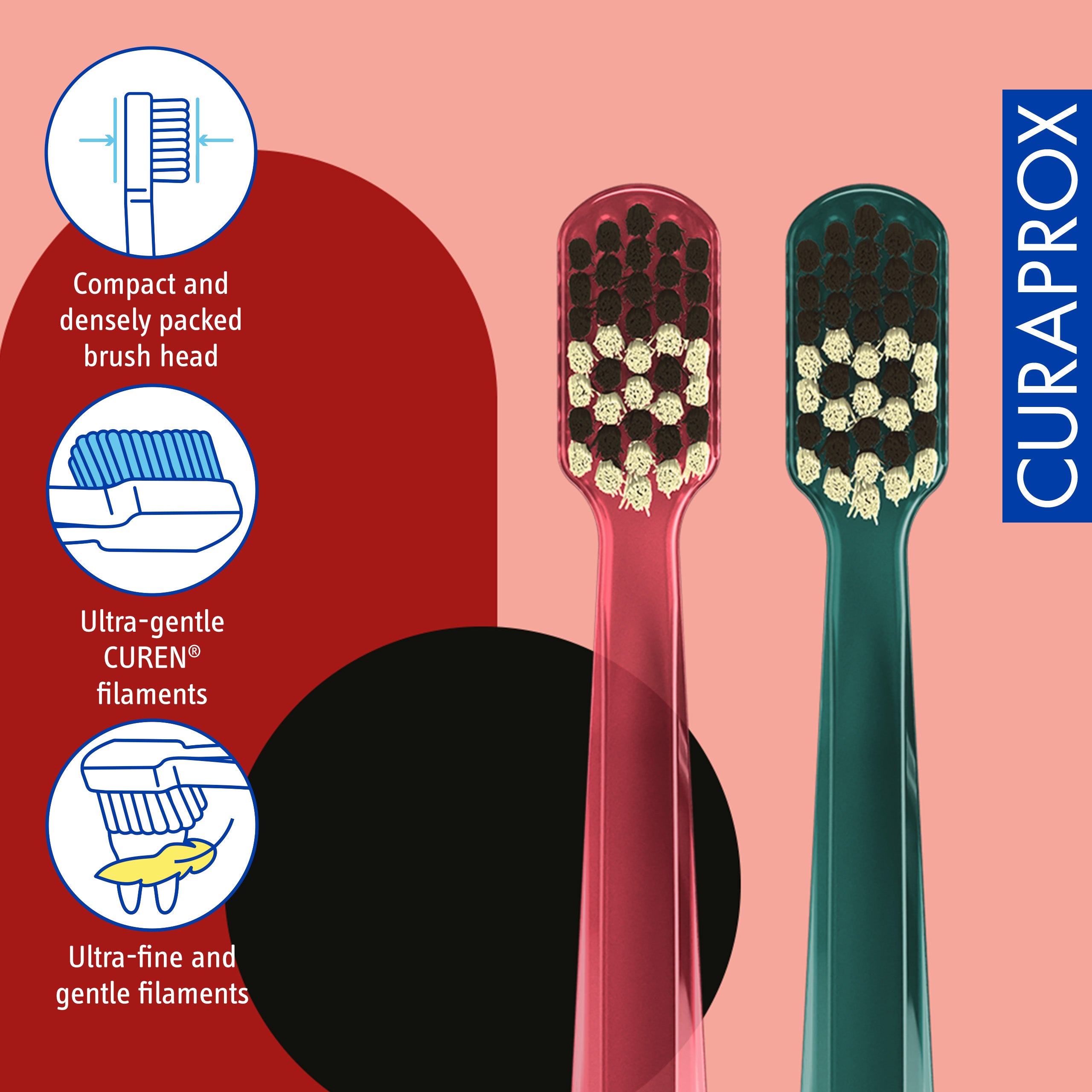 Curaprox CS 5460 Christmas Edition 2023, 2 pcs