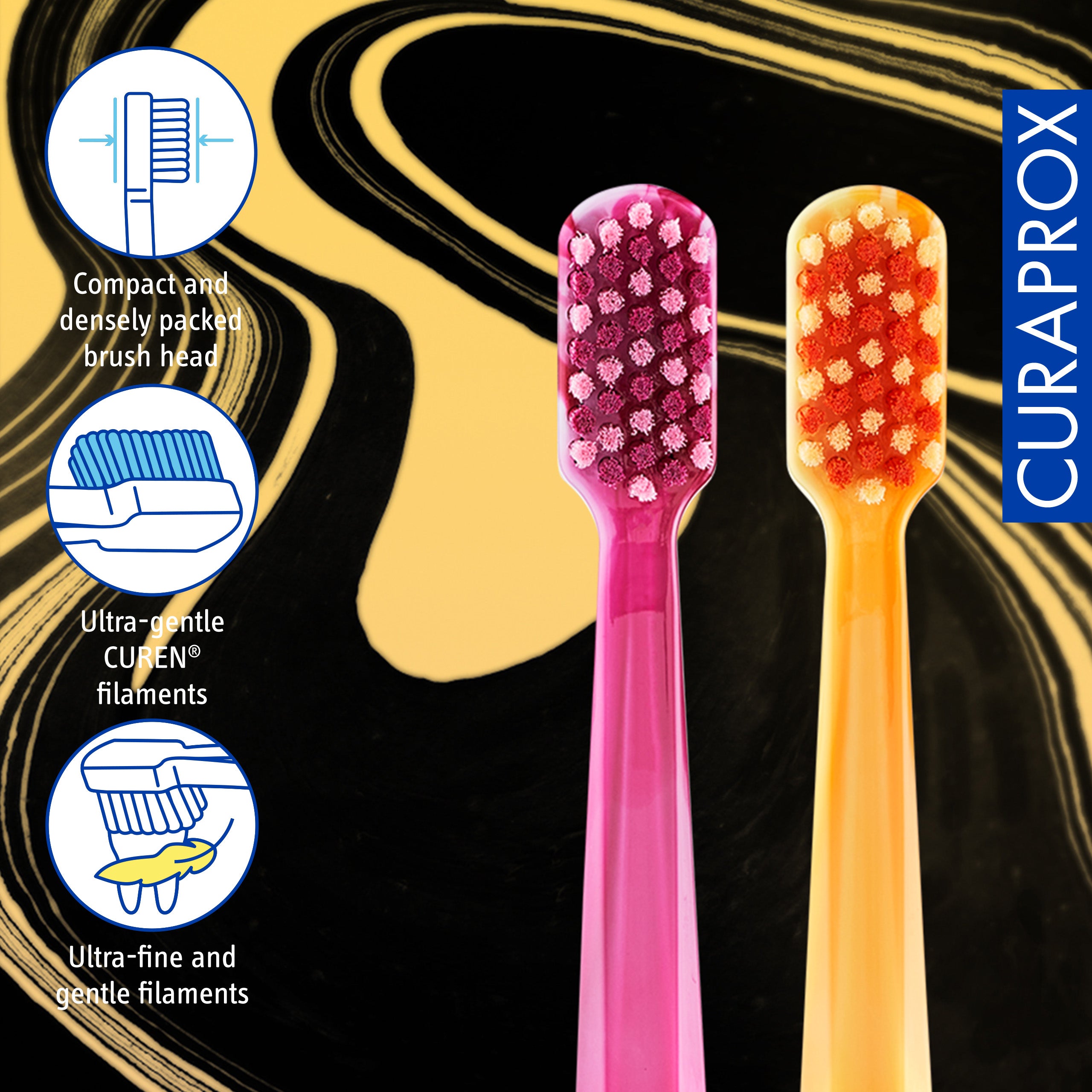 Curaprox CS 5460 Marble Edition, 2 pcs