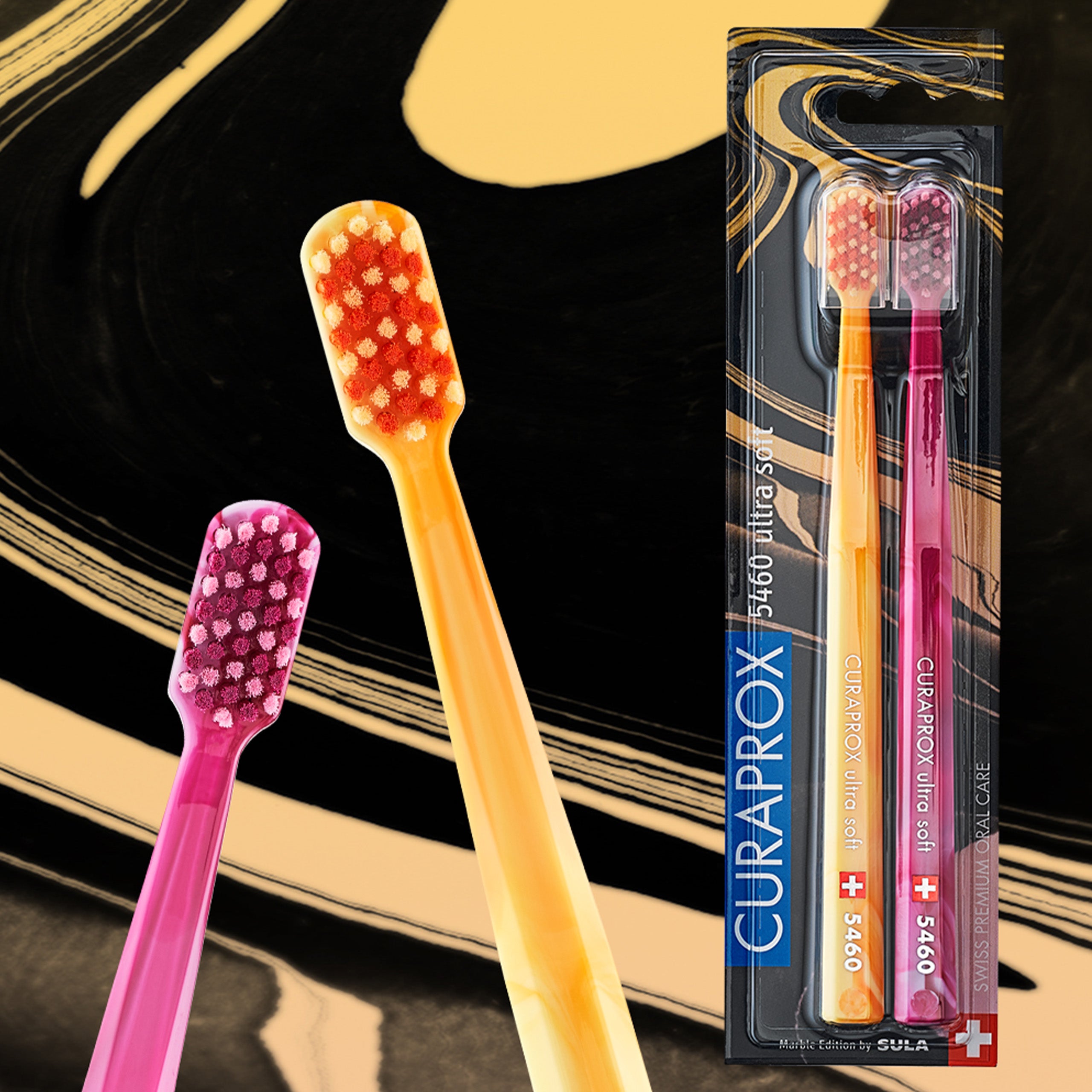 Curaprox CS 5460 Marble Edition, 2 pcs