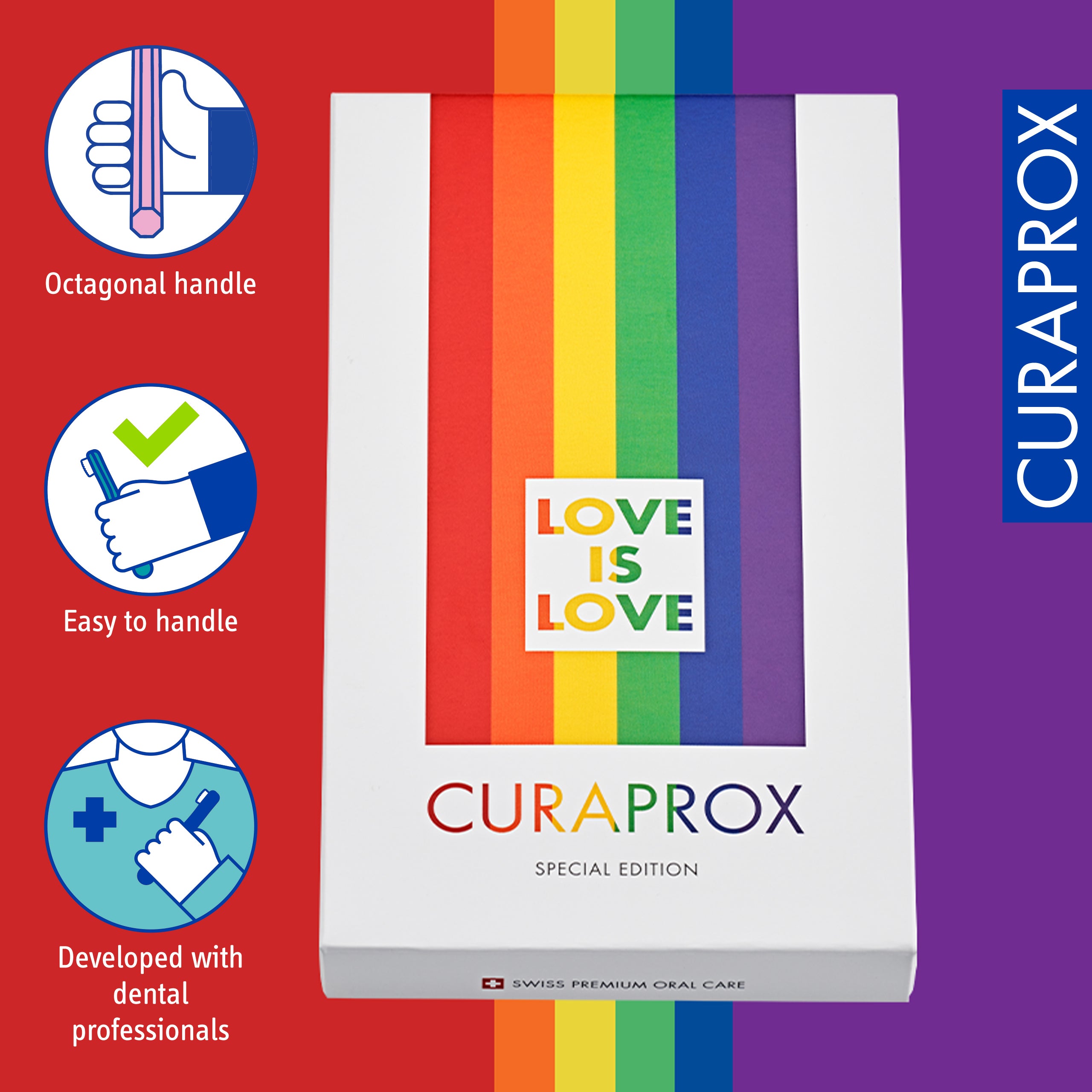 Curaprox CS 5460 Rainbow Edition, 6 pcs