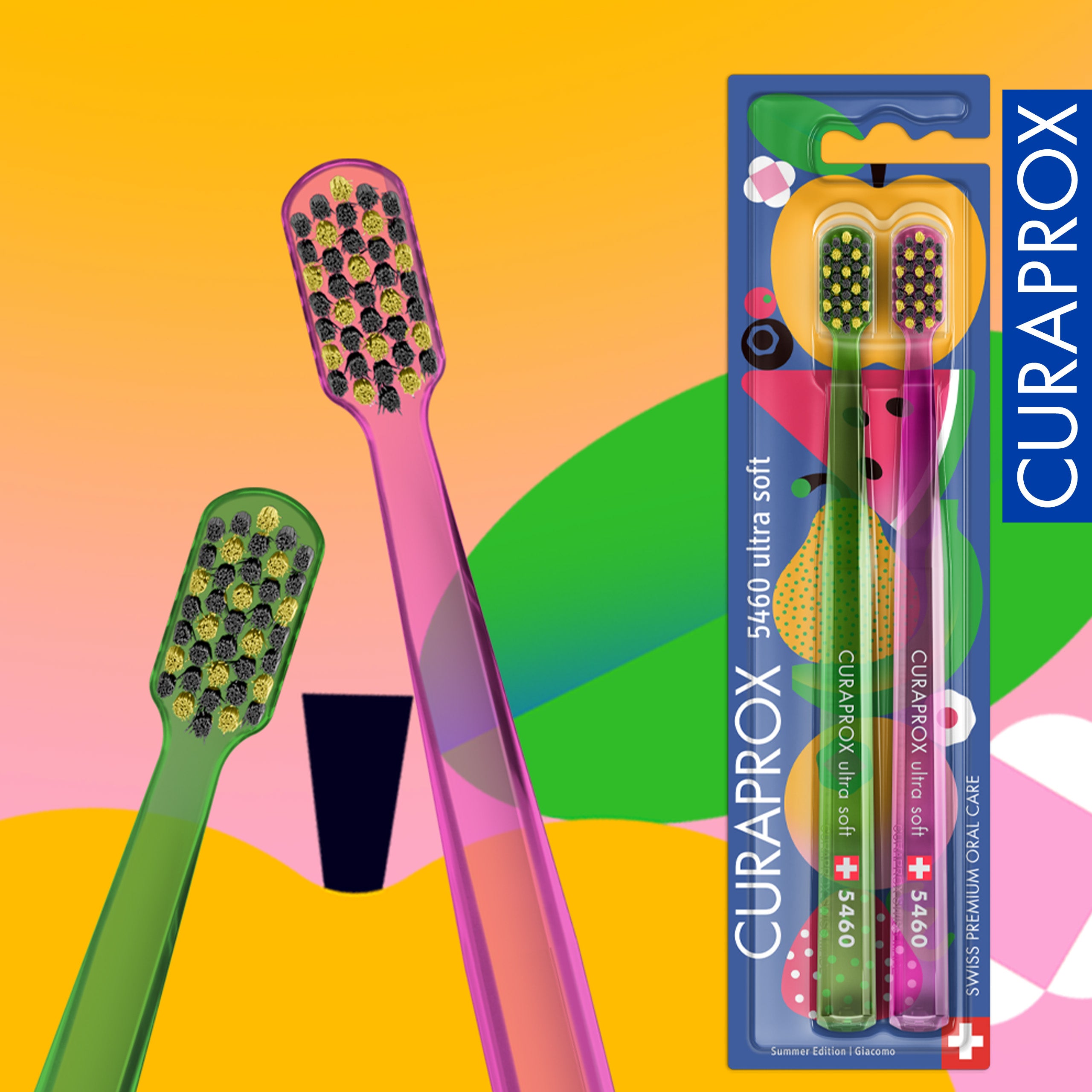 Curaprox CS 5460 Summer Edition 2025, 2 pcs